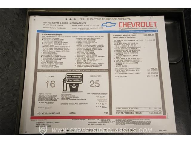 1991 Chevrolet Corvette (CC-2070976) for sale in Concord, North Carolina