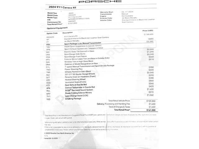 2024 Porsche 911 Carrera 4S (CC-2079929) for sale in St. Louis, Missouri