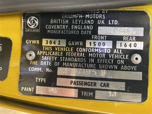 1976 Triumph TR6 (CC-2079946) for sale in Mill Hall, Pennsylvania