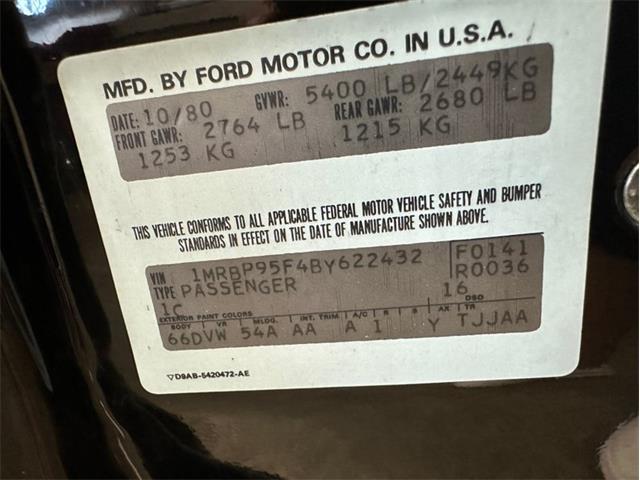 1981 Lincoln Continental Mark VI (CC-2081006) for sale in West Babylon, New York