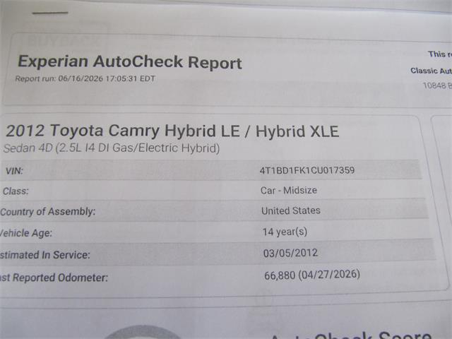 2012 Toyota Camry (CC-2081183) for sale in Omaha, Nebraska