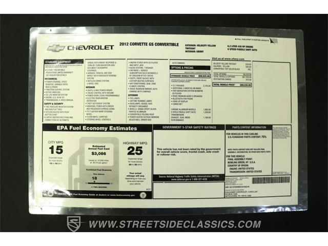 2012 Chevrolet Corvette (CC-2081408) for sale in Lutz, Florida