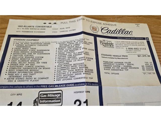 1993 Cadillac Allante (CC-2081456) for sale in Mankato, Minnesota