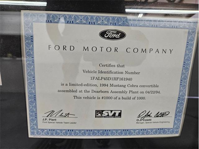 1994 Ford Mustang (CC-2081514) for sale in Greensboro, North Carolina