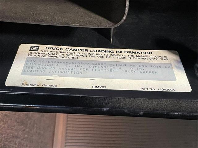 1985 GMC C/K 1500 (CC-2081567) for sale in Depew, New York