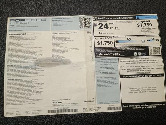 2017 Porsche 911 Carrera S (CC-2081656) for sale in Boca Raton, Florida