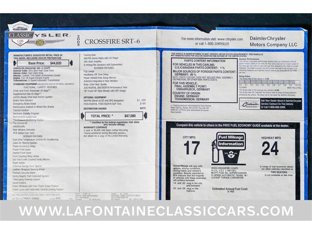 2005 Chrysler Crossfire (CC-2081804) for sale in Milford, Michigan