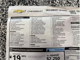 2014 Chevrolet Camaro (CC-2081824) for sale in Newfield, New Jersey