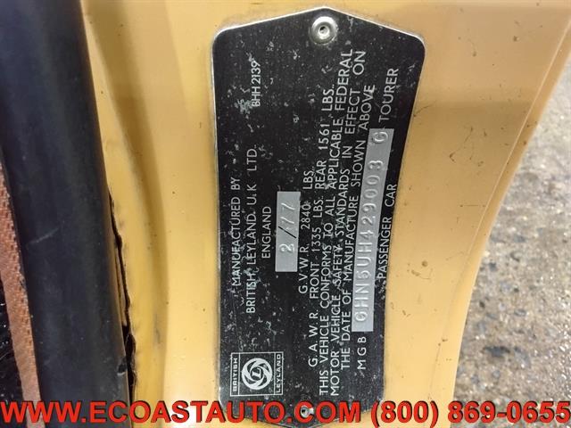 1977 MG MGB (CC-2081863) for sale in Bedford, Virginia
