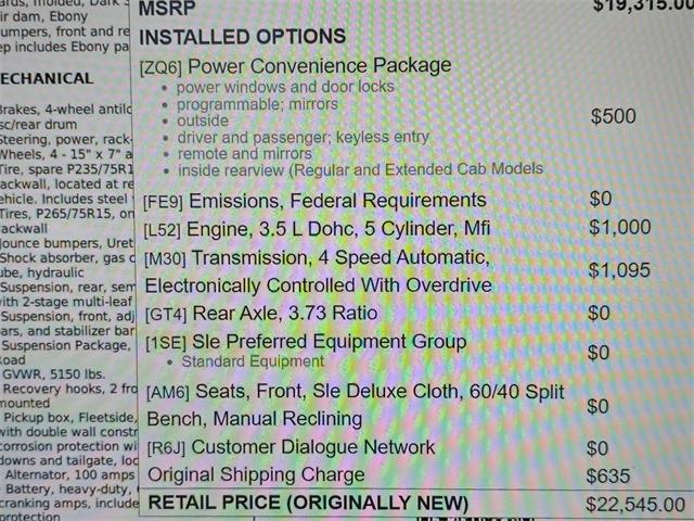 2005 GMC Canyon (CC-2081927) for sale in Ross, Ohio