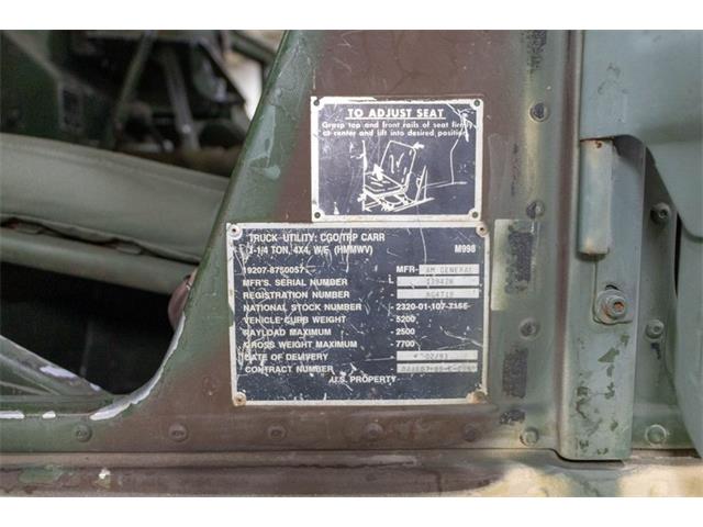 1993 AM General M1114 Humvee (CC-2082275) for sale in Kentwood, Michigan