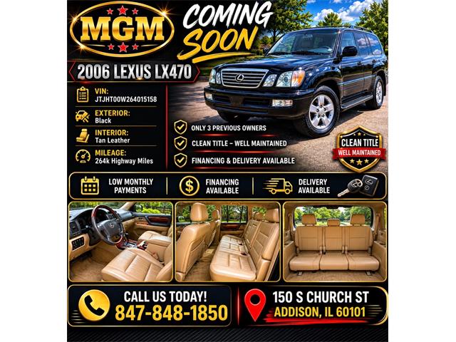 2006 Lexus LX (CC-2082501) for sale in Addison, Illinois