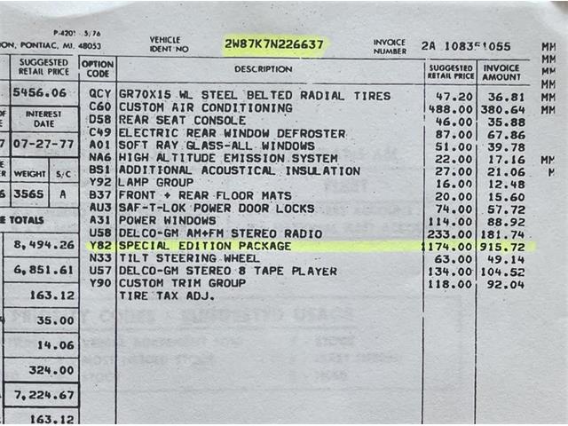 1977 Pontiac Firebird Trans Am SE (CC-2083077) for sale in Lincoln, Nebraska
