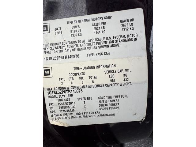 1996 Chevrolet Impala (CC-2083453) for sale in Lutz, Florida