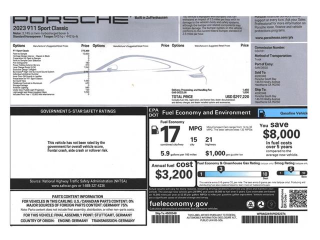2023 Porsche 911 (CC-2083569) for sale in Scotts Valley, California