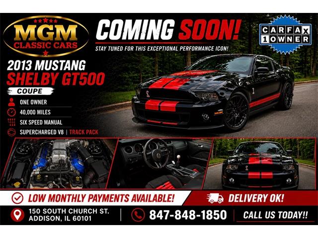 2013 Shelby GT500 (CC-2080367) for sale in Addison, Illinois