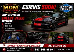 2013 Shelby GT500 (CC-2080367) for sale in Addison, Illinois