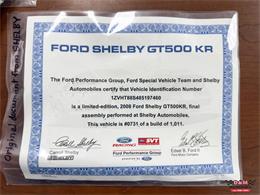 2008 Ford Shelby GT500  (CC-2083677) for sale in Glen Ellyn, Illinois
