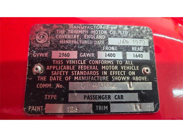 1973 Triumph TR6 (CC-2083838) for sale in Mankato, Minnesota