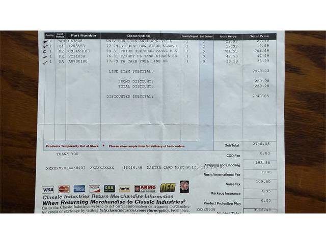 1978 Pontiac Firebird Trans Am (CC-2084047) for sale in Milford, Ohio