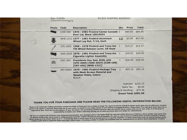 1978 Pontiac Firebird Trans Am (CC-2084047) for sale in Milford, Ohio