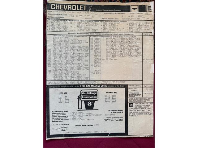 1987 Chevrolet Camaro IROC Z28 (CC-2084050) for sale in Homestead, Florida