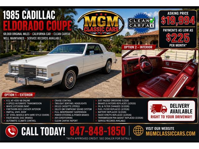 1985 Cadillac Eldorado (CC-2084121) for sale in Addison, Illinois