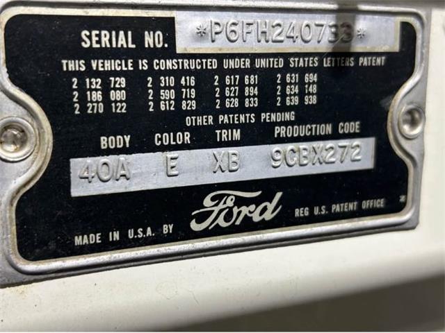 1956 Ford Thunderbird (CC-2084140) for sale in Cadillac, Michigan