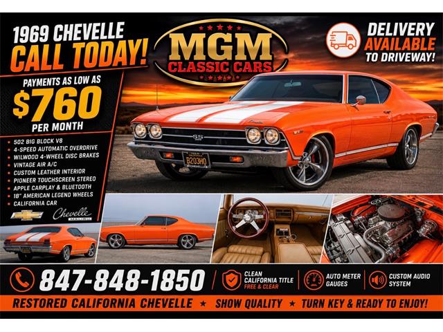 1969 Chevrolet Chevelle (CC-2084323) for sale in Addison, Illinois