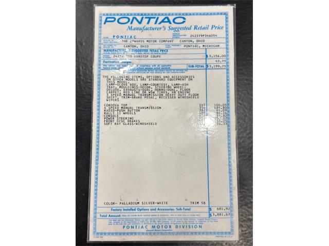 1969 Pontiac GTO (CC-2084345) for sale in Clearwater, Florida
