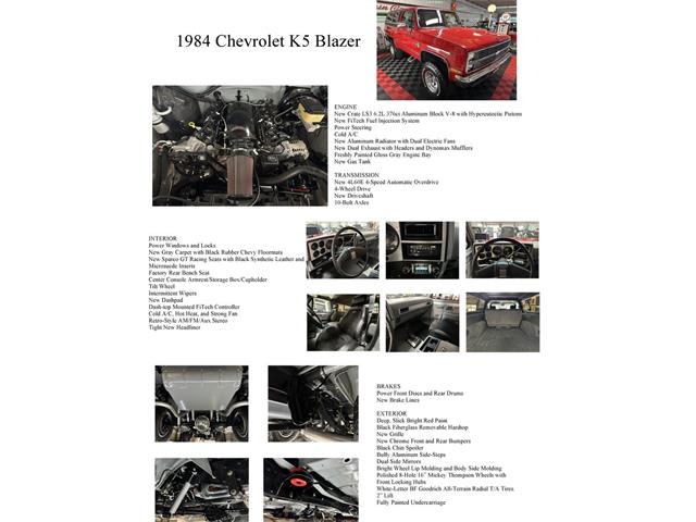 1984 Chevrolet Blazer (CC-2080440) for sale in Columbus, Ohio