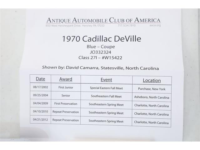 1970 Cadillac Coupe DeVille (CC-2084469) for sale in Volo, Illinois