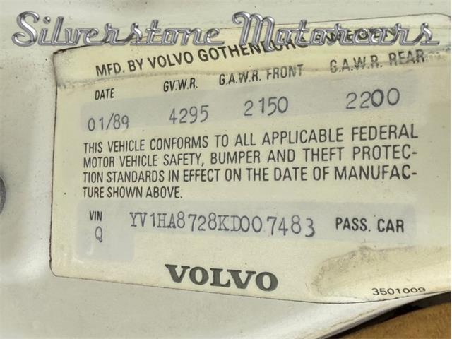 1989 Volvo 780 (CC-2084506) for sale in North Andover, Massachusetts