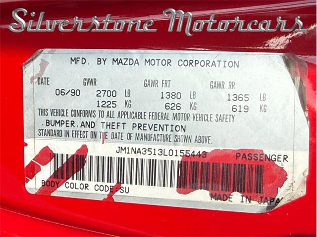 1990 Mazda MX-5 Miata (CC-2084791) for sale in North Andover, Massachusetts