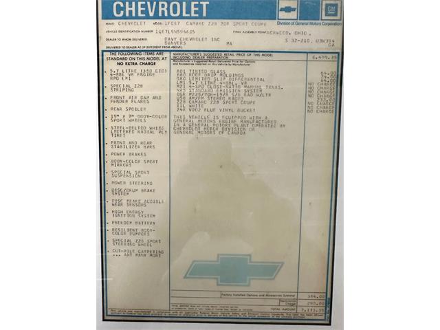 1979 Chevrolet Camaro (CC-2084855) for sale in Saugatuck, Michigan