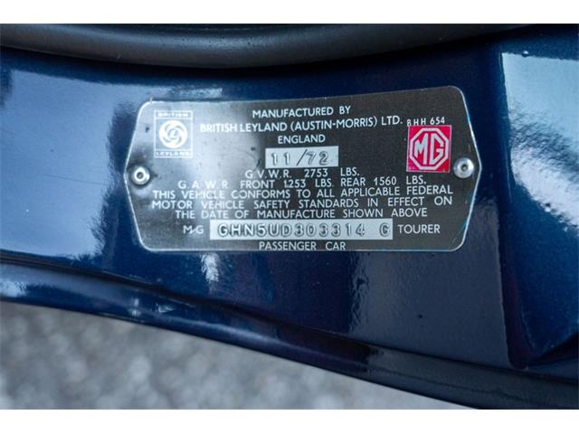 1973 MG MGB (CC-2084879) for sale in Hickory, North Carolina