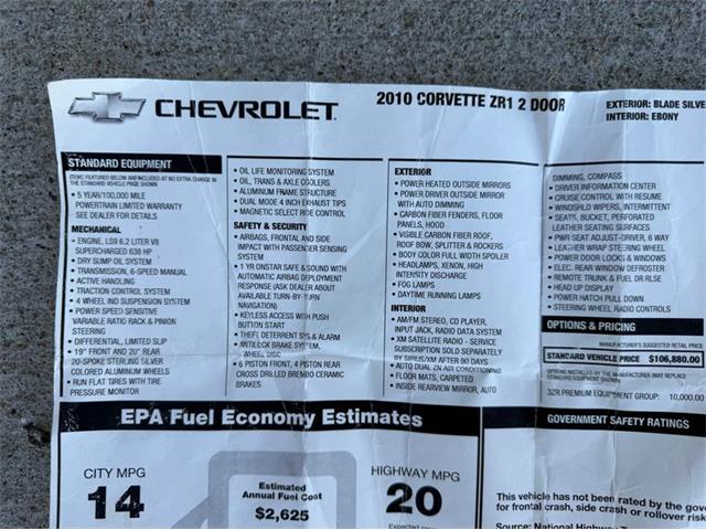 2010 Chevrolet Corvette (CC-2085160) for sale in Lincoln, Nebraska