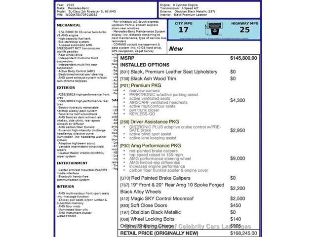 2013 Mercedes-Benz SL-Class (CC-2085178) for sale in Las Vegas, Nevada