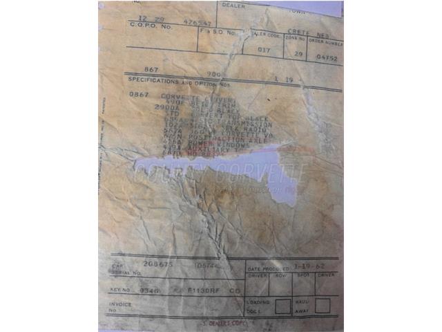 1962 Chevrolet Corvette (CC-2085201) for sale in West Chester, Pennsylvania