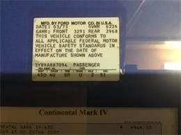 1973 Lincoln Continental Mark IV (CC-2085401) for sale in Cobbs Creek, Virginia