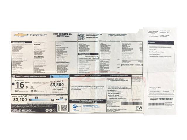 2016 Chevrolet Corvette (CC-2085535) for sale in West Chester, Pennsylvania