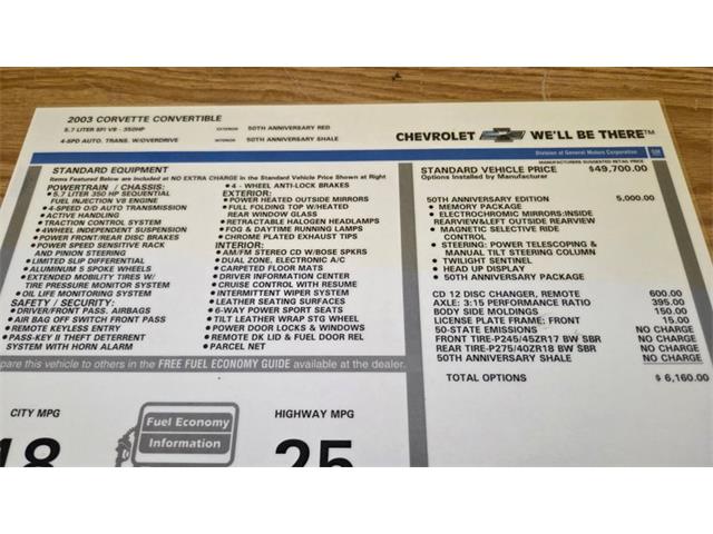2003 Chevrolet Corvette (CC-2085671) for sale in Mankato, Minnesota