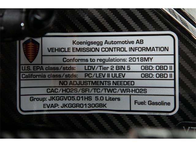2018 Koenigsegg Agera R (CC-2085720) for sale in Scotts Valley, California