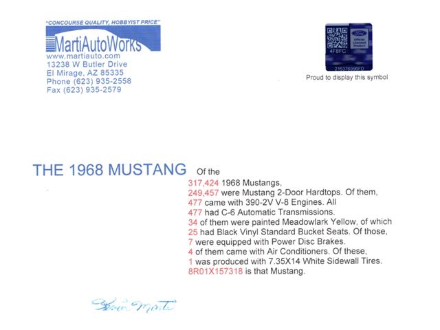 1968 Ford Mustang (CC-2080585) for sale in Los Angeles, California