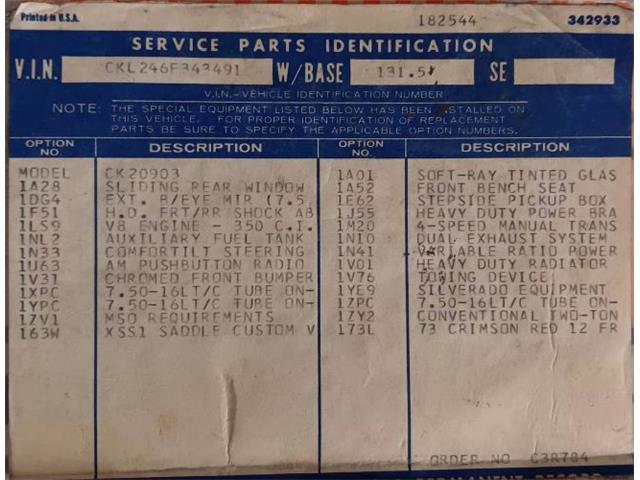 1976 Chevrolet C20 (CC-2085932) for sale in Cadillac, Michigan