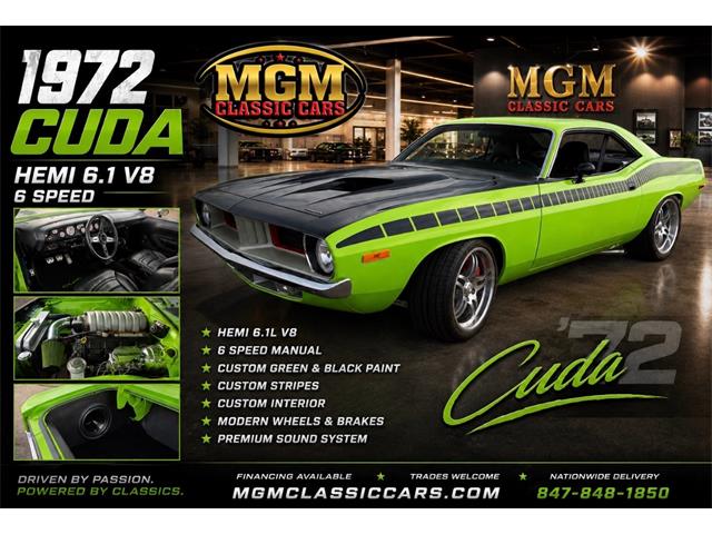 1972 Plymouth Barracuda (CC-2086104) for sale in Addison, Illinois