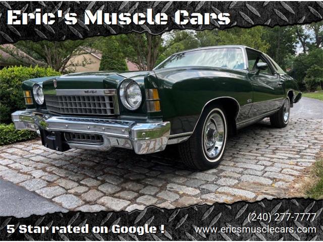 1974 Chevrolet Monte Carlo (CC-2086320) for sale in Clarksburg, Maryland