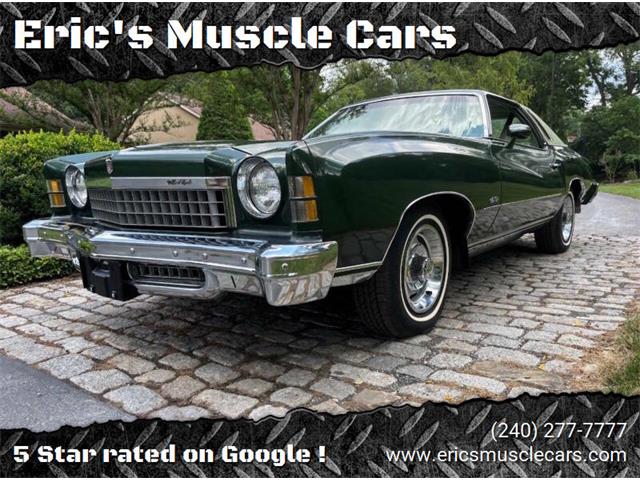 1974 Chevrolet Monte Carlo (CC-2086320) for sale in Clarksburg, Maryland