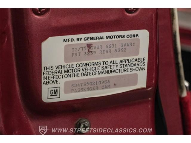1975 Cadillac Coupe DeVille (CC-2086420) for sale in Ft Worth, Texas