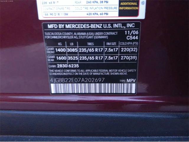2007 Mercedes-Benz M-Class (CC-2080668) for sale in Cadillac, Michigan